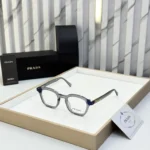 Prada Unisex Grey Optical Frame - UV Protection - One Size