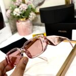 Prada Unisex Sunglasses Black UV Protection - Image 2