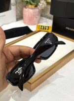 Prada Unisex Sunglasses Black UV Protection - Image 4