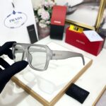 Prada Wayfarer Unisex Sunglass Black - Image 2