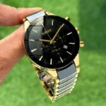 Rado 7AAA Black Dial Quartz Chronograph
