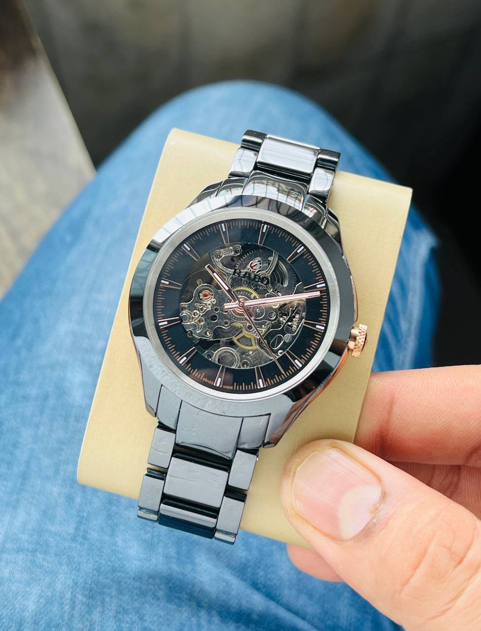 Rado-Hyperchrome-Skeleton-43mm-Automatic-Black-Ceramic-1 Rado Hyperchrome Skeleton 43mm Automatic Black Ceramic - Image 1