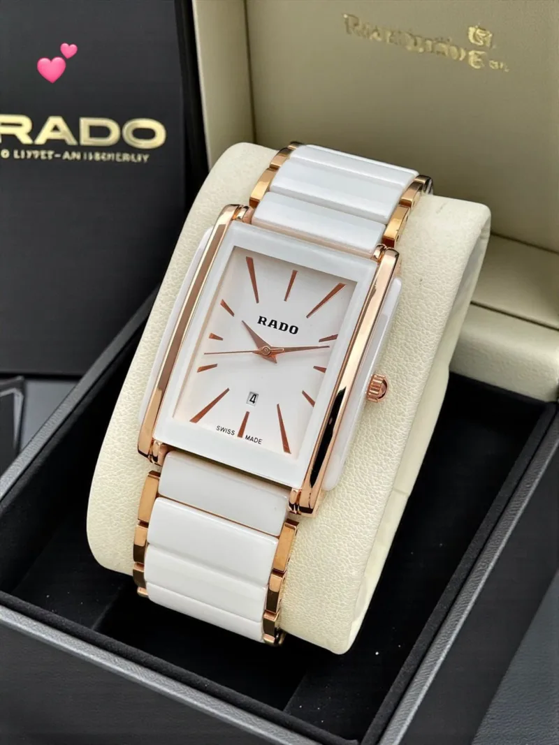 Rado-Integral-White-Ceramic-31mm-Quartz-R20207712-1 Rado Integral White Ceramic 31mm Quartz R20207712 - Image 1
