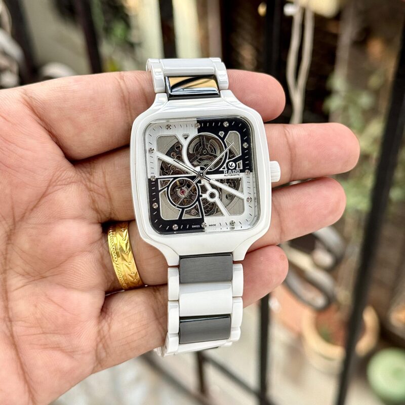 Rado-Machine-Mechanical-40mm-Black-White-R27086752-1 Rado Machine Mechanical 40mm Black-White (R27086752) - Image 1