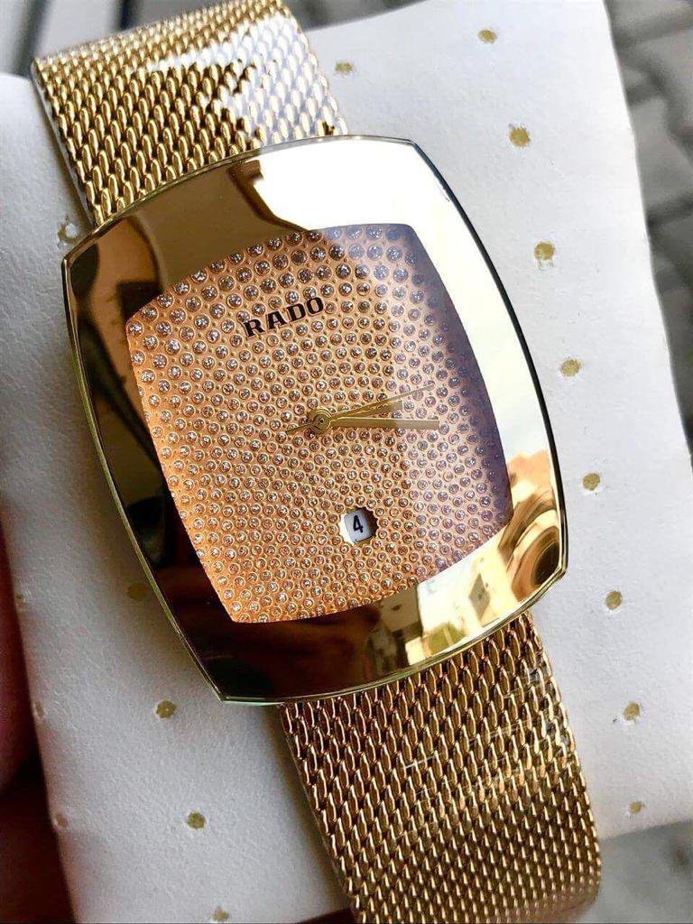 Rado-True-Square-Golden-Diamond-40mm-Quartz-1 Rado True Square Golden Diamond 40mm Quartz - Image 1