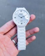 Rado True Thinline Ceramic White Dial Quartz 40mm