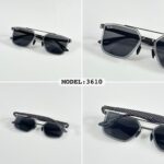Ray-Ban 3610 Black-Brown Metal Square Sunglasses - Image 5
