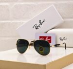 Ray-Ban Aviator Black-Green Metal Frame - Image 12