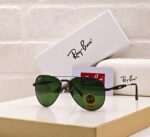 Ray-Ban Aviator Black-Green Metal Frame - Image 17