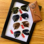 Ray-Ban Aviator Black-Green Metal Frame - Image 2