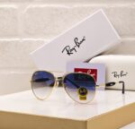 Ray-Ban Aviator Black-Green Metal Frame - Image 3