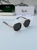 Ray-Ban Aviator Gold-Black Sunglasses