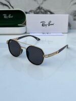Ray-Ban Aviator Gold-Black Sunglasses - Image 7