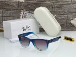 Ray-Ban Bold Rectangle Black-Blue Acetate Sunglasses