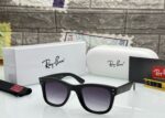Ray-Ban Bold Rectangle Black-Blue Acetate Sunglasses - Image 2