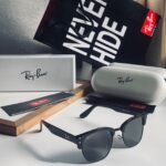 Ray-Ban Clubmaster Black-Dark Polarized Metal