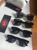 Ray-Ban Clubmaster Black-Dark Polarized Metal - Image 5