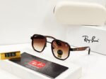 Ray-Ban Flat-Top Sunglasses Black-Grey - Image 2