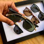 Ray-Ban Flip-Up Sunglasses Black - Image 5