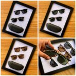 Ray-Ban Flip-Up Sunglasses Black - Image 6