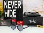 Ray-Ban Hexa Carbon Fiber Black-Grey Sunglasses - Image 6
