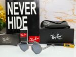 Ray-Ban Hexa Carbon Fiber Black-Grey Sunglasses - Image 7
