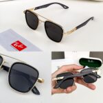 Ray-Ban Marshal Metal Gold Square Sunglasses - Image 3