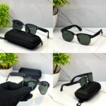Ray-Ban Men's Black-Brown-Green Sunglasses - Image 2