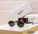 Ray-Ban Modern Round Black-Green Sunglasses - Image 3