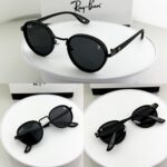 Ray-Ban Round Black Sunglasses Metal Polarized - Image 2