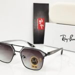 Ray-Ban Square Aviator Sunglasses Black-Green