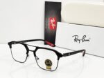 Ray-Ban Square Aviator Sunglasses Black-Green - Image 4