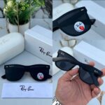 Ray-Ban Square Black Sunglasses - Image 4
