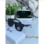 Ray-Ban Square Black Sunglasses - Image 5