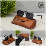 Ray-Ban Square Silver Black Lens Sunglasses - Image 2