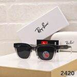 Ray-Ban Square Sunglasses Black-Grey