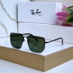 Ray-Ban Square Sunglasses Black-Grey Metal Frame