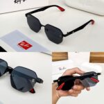 Ray-Ban Sunglasses Black-Green Metal Frame