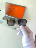 Ray-Ban Sunglasses Black-Green Metal Frame - Image 4