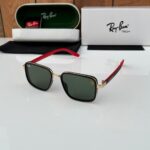 Ray-Ban Tech Ferrari Edition Gold-Black Square Sunglasses