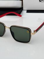 Ray-Ban Tech Ferrari Edition Gold-Black Square Sunglasses - Image 5