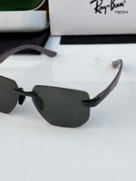 Ray-Ban Tech Rimless Square Black-Wood Polarized - Image 3