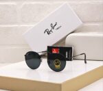 Ray-Ban Tech Round Classic Sunglasses Silver-Black - Image 4