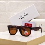 Ray-Ban Wayfarer 2140 Black-Brown Polarized Acetate