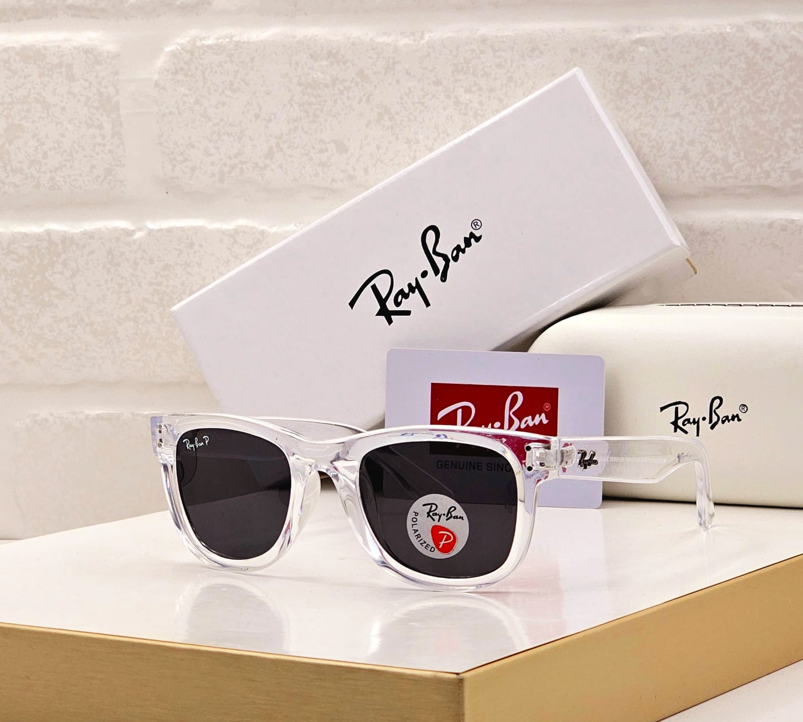 Ray-Ban-Wayfarer-Blue-Pink-Acetate-Sunglasses-1 Ray-Ban Wayfarer Blue-Pink Acetate Sunglasses - Image 1