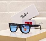 Ray-Ban Wayfarer Blue-Pink Acetate Sunglasses - Image 2