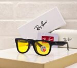 Ray-Ban Wayfarer Blue-Pink Acetate Sunglasses - Image 3
