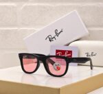 Ray-Ban Wayfarer Blue-Pink Acetate Sunglasses - Image 4