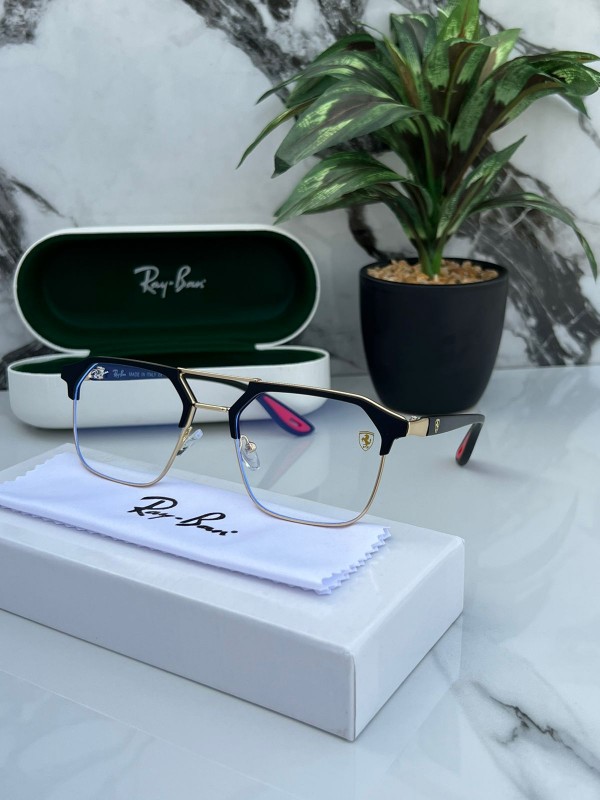 Ray-Ban-X-Ferrari-Aviator-Black-Gold-Blue-1 Ray-Ban X Ferrari Aviator Black-Gold Blue - Image 1