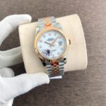 Rolex Date 40MM White Dial Diamond Indices (7AAA) Automatic - Image 2